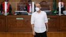 Terdakwa kasus dugaan perintangan penyidikan pada kasus pembunuhan Brigadir Yosua, Baiquni Wibowo usai menjalani sidang pembacaan putusan di Pengadilan Negeri (PN) Jakarta Selatan, Jumat (24/2/2023). Majelis Hakim PN Jaksel menjatuhkan hukuman 1 Tahun dan denda Rp10 juta kepada Kompol Baiquni Wibowo. (Liputan6.com/Herman Zakharia)
