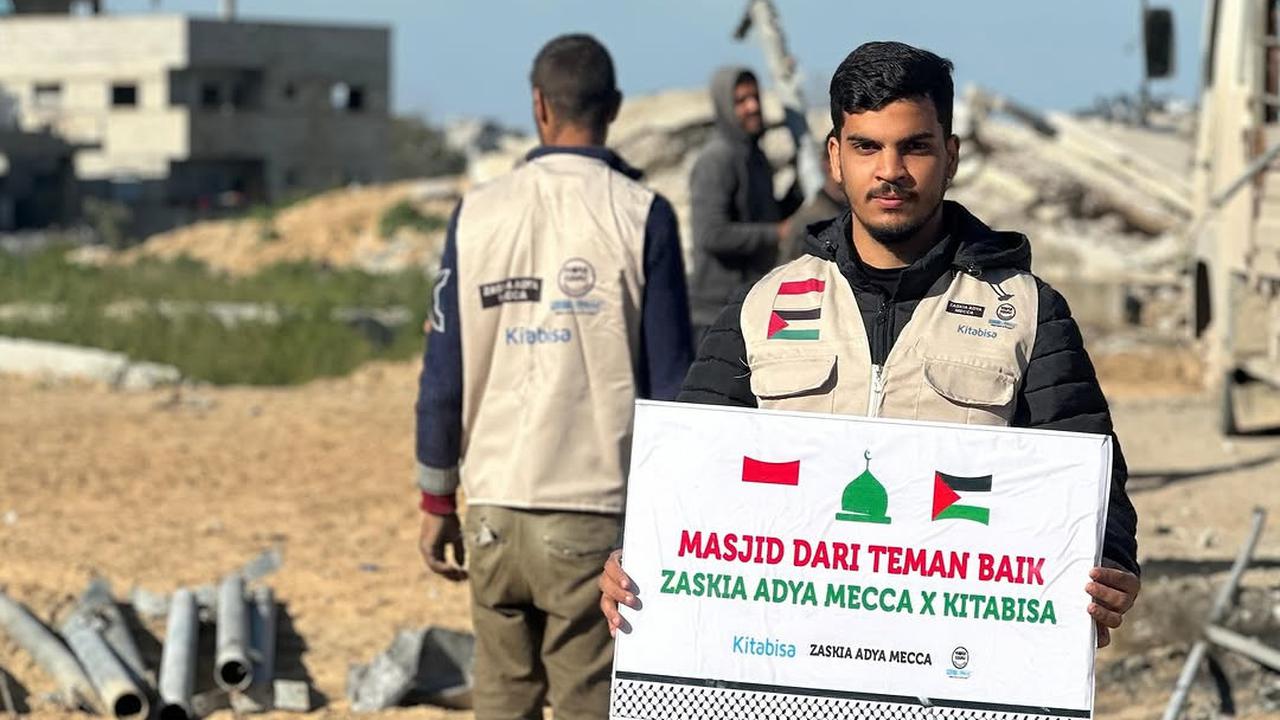 Penuh Haru, Zaskia Adya Mecca Ceritakan Akhirnya Bisa Bangun Masjid di Gaza - Perdana Digunakan untuk Sholat