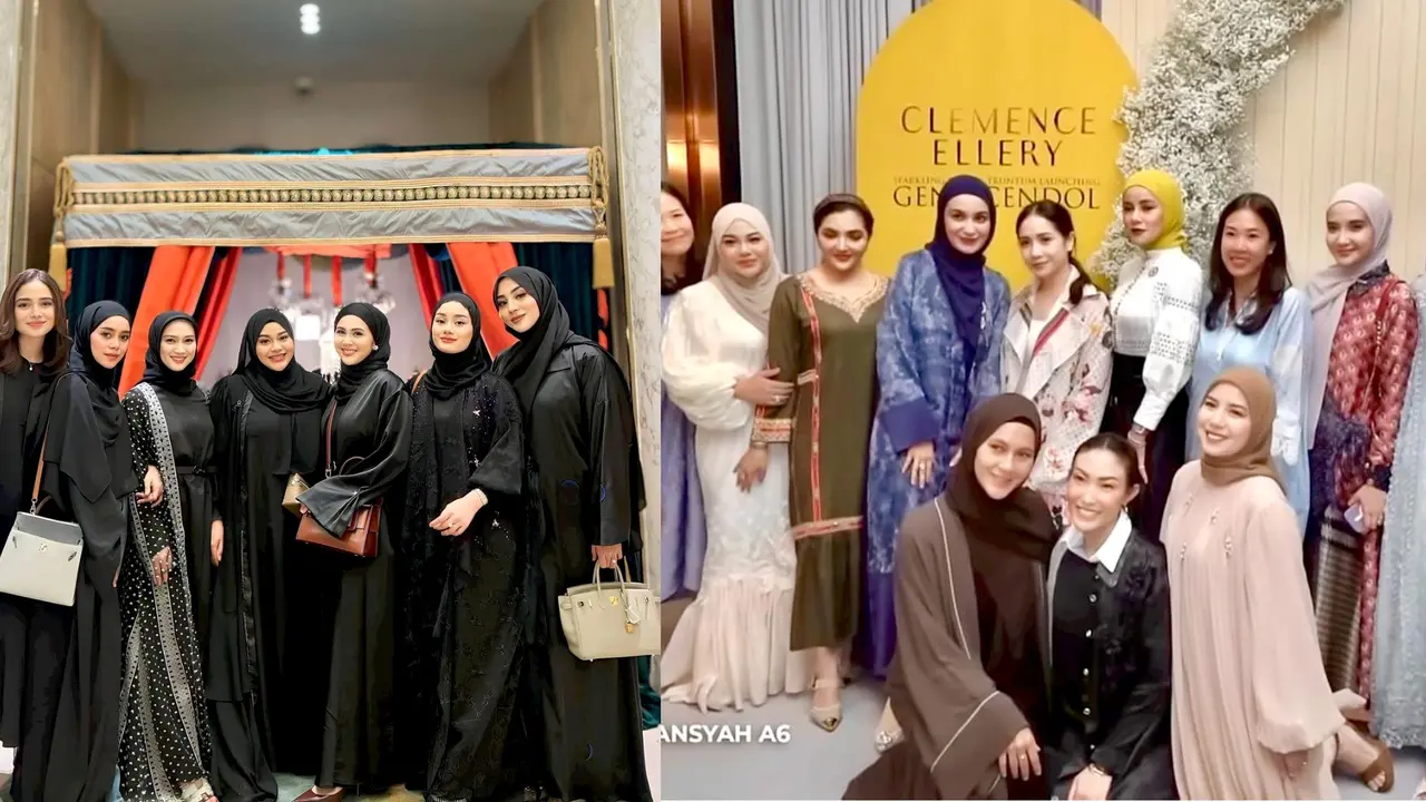 Adu Gaya Bukber 3 Geng Artis, dari AADC, Mamayu, hingga Cendol