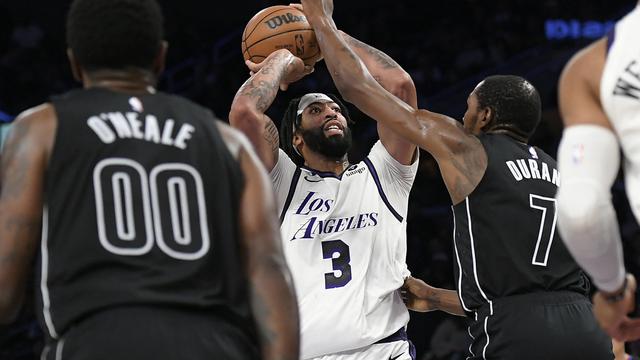 Antony Davis memimpin Lakers mengalahkan Nets di lanjutan NBA