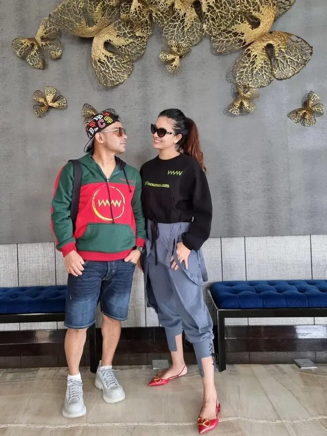 Romantisme Judika dan istri