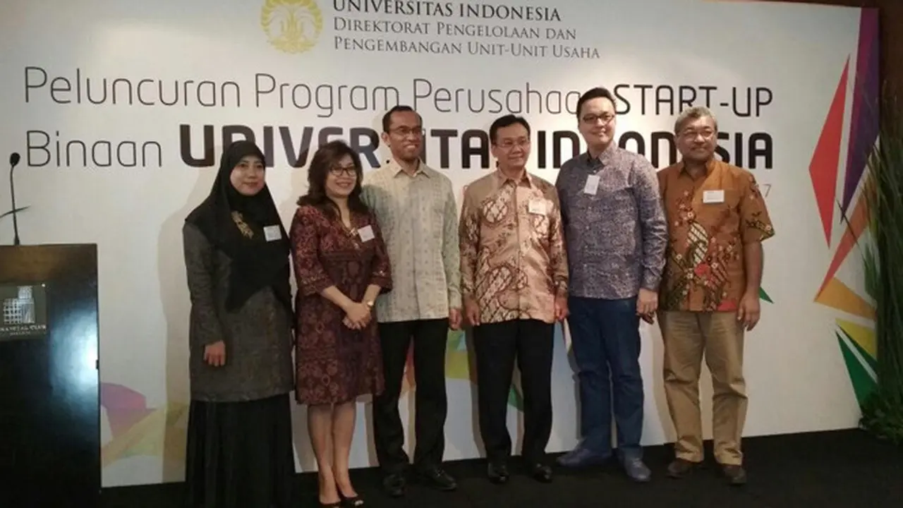 Universitas Indonesia Luncurkan Program Startup Binaan