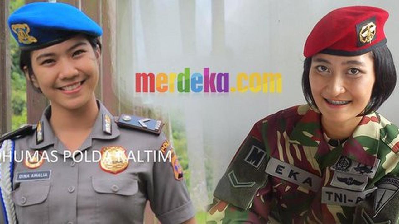 Para wanita cantik ini pilih jadi Kopassus & Polwan ketimbang model