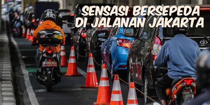 VIDEO: Sensasi Bersepeda di Jalanan Jakarta