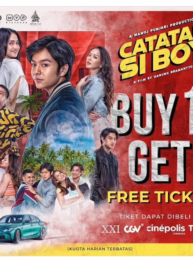 Promo tiket film Catatan Si Boy