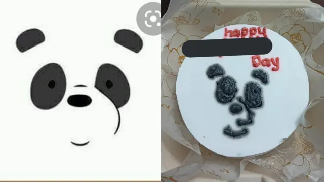 Tak Sesuai Ekspektasi, 7 Kue Ulang Tahun Ini Bikin Ngakak. (Sumber: Twitter/qiuudddd)