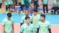 Surabaya Samator kalah dari&nbsp;Jakarta Bhayangkara Presisi 1-3 (19-25, 15-25, 25-23, 22-25) pada PLN Mobile Proliga 2025 putaran kedua pekan keenam di GOR Terpadu A. Yani Pontianak, Jumat (14/2) malam. (foto: PBVSI)