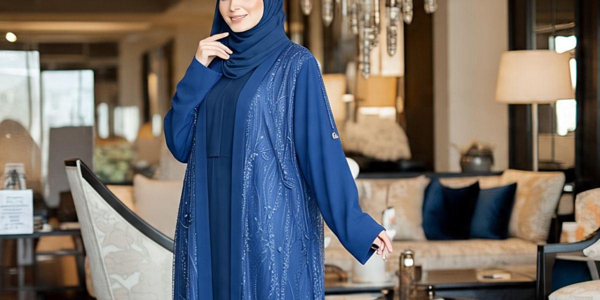 Ilustrasi Model Abaya Terbaru Kombinasi