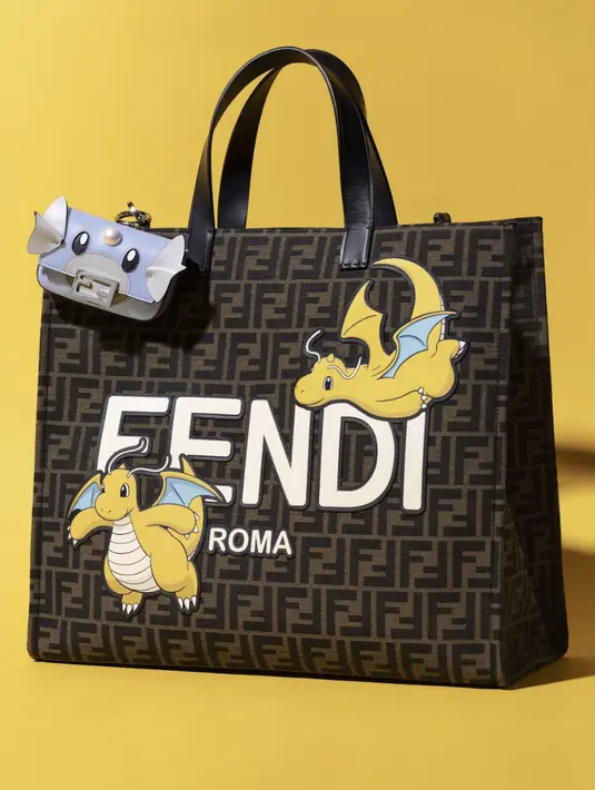 Tahun ini, Silvia Venturini Fendi dan Kim Jones berkolaborasi dengan label street wear Fragment’s Hiroshi Fujiwara dan The Pokémon Company. [Foto: Fendi.dok]