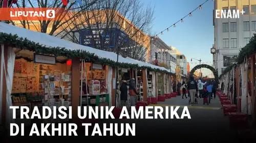 VIDEO: Pasar Dadakan Akhir Tahun, Jual Berbagai Hadiah Unik dan Menarik