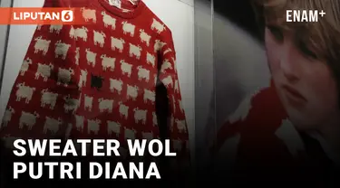Sweater Merah Putih Ikonik Milik Putri Diana Mulai Dilelang dengan Perkiraan Harga hingga Rp1,2 Miliar