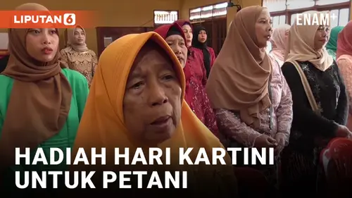 VIDEO: Ibu-ibu Petani dapat Bantuan Pupuk di Hari Kartini