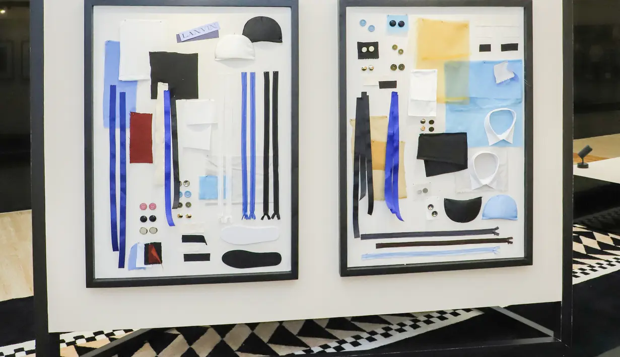 Sejak tahun 1920-an, warna biru khas Lanvin telah menjadi ciri khas sejak lama. Rona yang
menginspirasi laut dan langit, menangkap ritme alam dan romansa perjalanan. Palet biru dan merah tua yang abadi ini mencerminkan kepekaan Jeanne Lanvin terhadap warna, menafsirkan ulang
kehangatan interiornya dan eksplorasi awalnya dalam pewarna kain alami yang berkelanjutan/ Foto dok Lanvin.