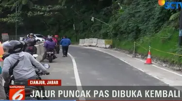 Keputusan ini diambil setelah pihak kepolisian, TNI, Pemkab Cianjur, dan Balai Besar Pekerjaan Jalan Nasional, melakukan dialog.