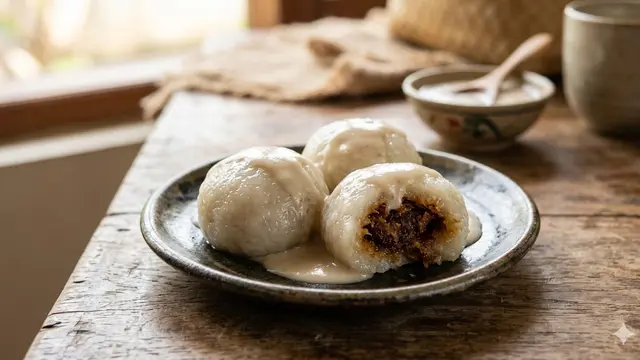 Resep Kue Mendut Tanpa Daun (Foto: Gemini AI)