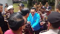Ketua Umum KNPI Abdul Aziz menghadiri Jambore Bela Negara FKPPI di Ragunan Jakarta Selatan.