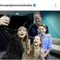 Pangeran William mengunggah foto bareng dengan Taylor Swift dan kedua anaknya. (Foto: Tangkapan layar Instagram @princeandprincessofwales)