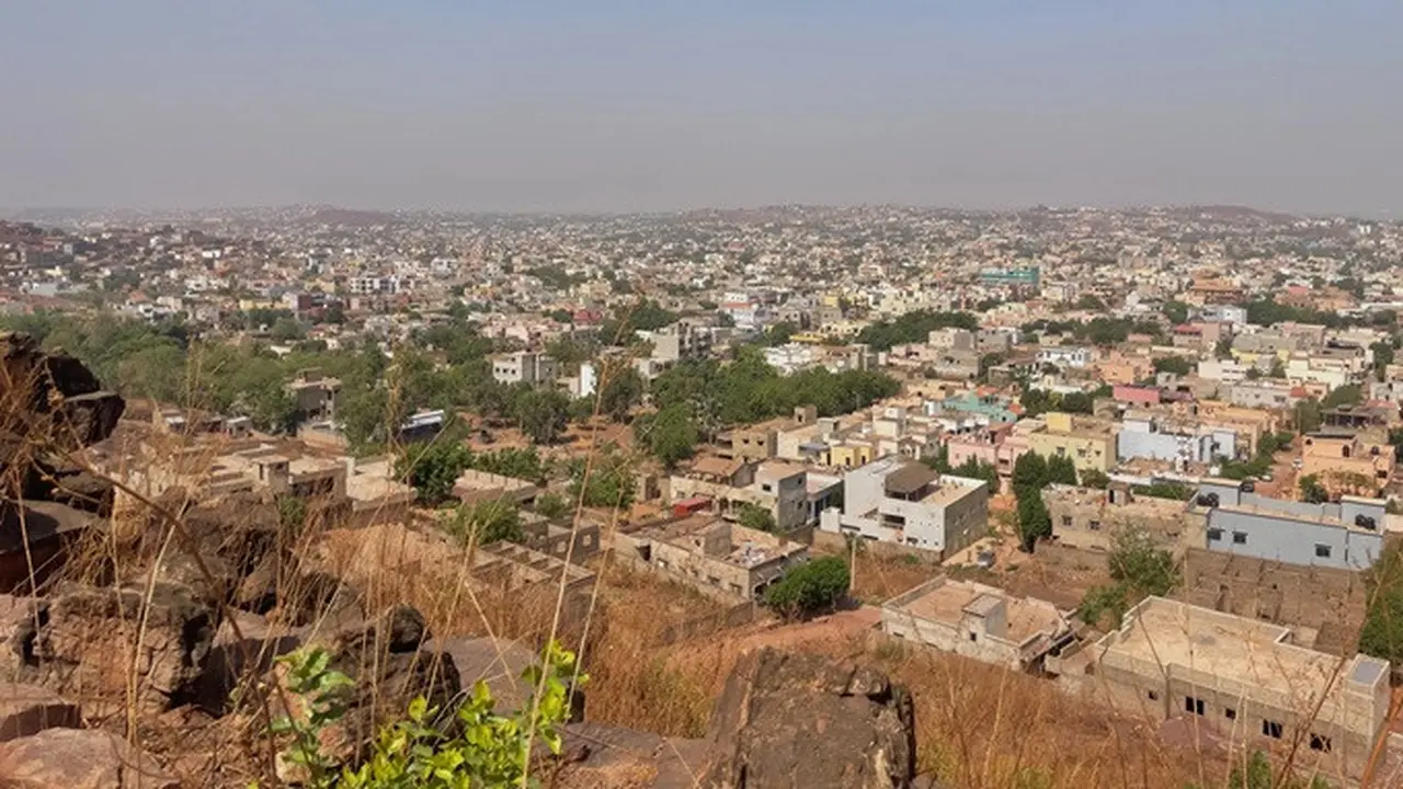 Pemandangan Kota Bamako, Mali, pada 25 April 2026.