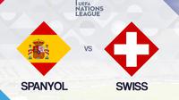UEFA Nations League: Spanyol vs Swiss. (Bola.com/Dody Iryawan)