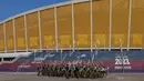 Pesta Olahraga Asia Tenggara 2023 tersebut akan diselenggarakan pada 5-17 Mei di Kamboja. (Tang Chhin Sothy/AFP)