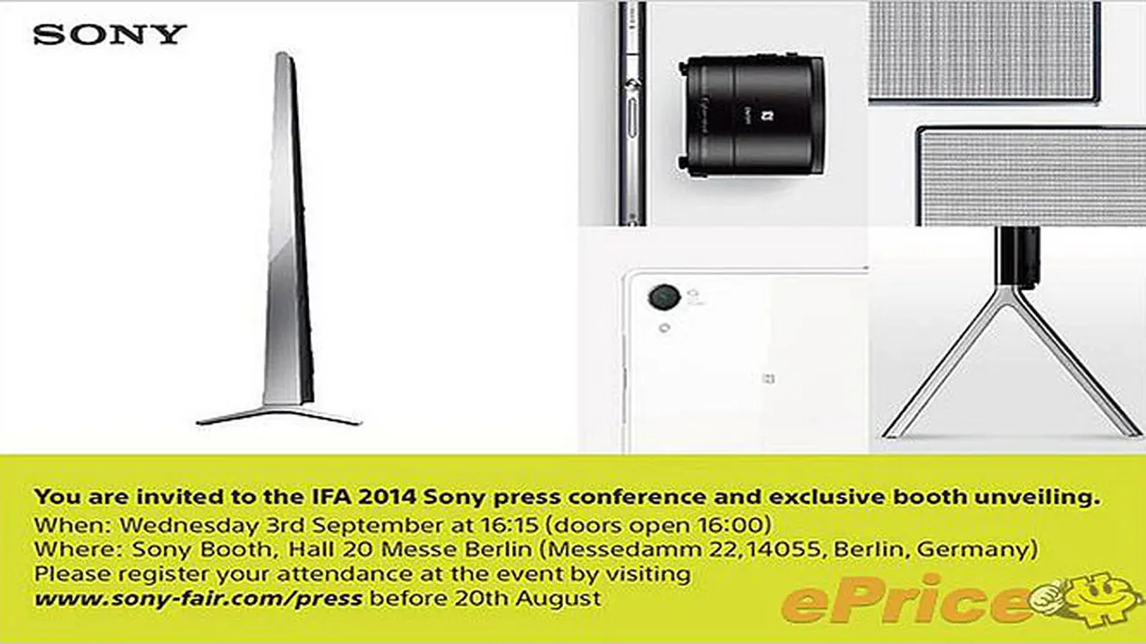 Sony Pamer Jajaran Produk Baru Bulan Depan