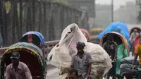 Bangladesh dilanda hujan deras dalam beberapa hari terakhir ini (AFP)