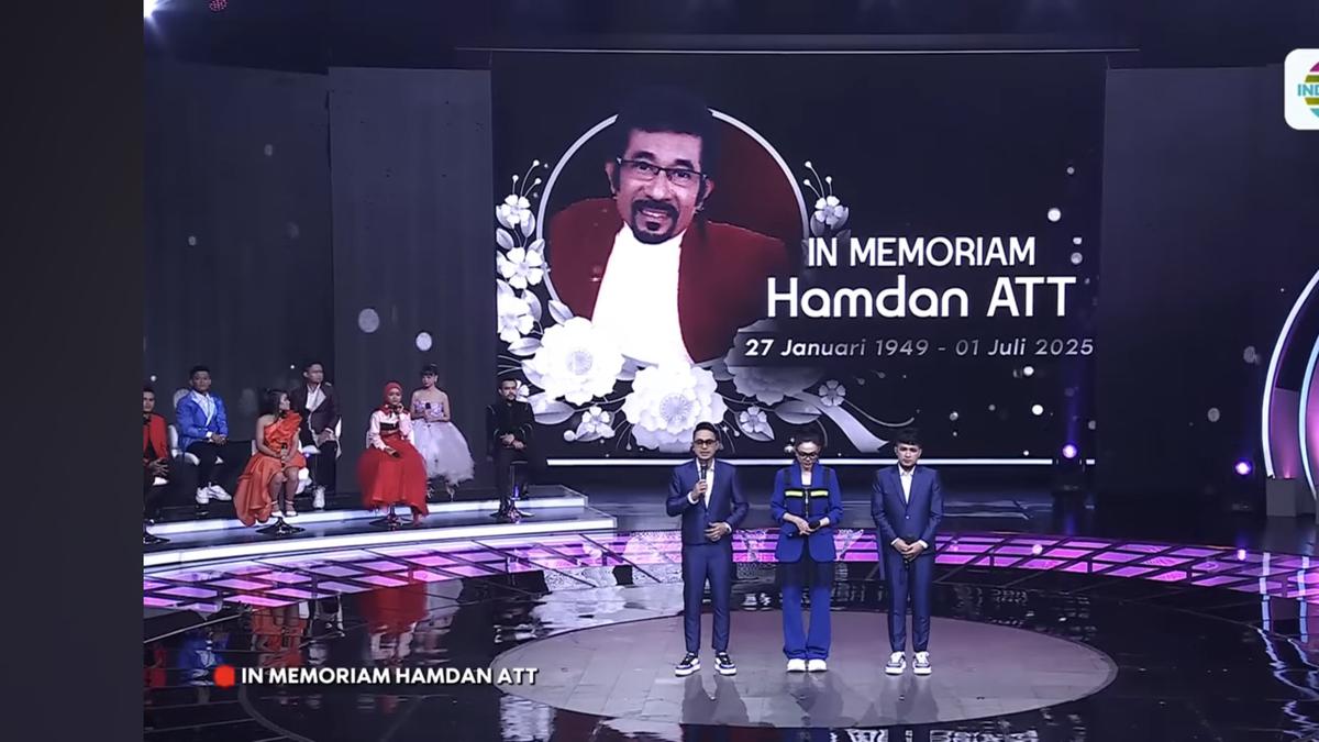 D'Academy 7 Indosiar Beri Penghormatan untuk Hamdan ATT, Nyanyikan Lagu Termiskin di Dunia dengan Penuh Haru