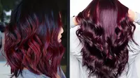 12 Kombinasi Warna Rambut Dipadukan Burgundy, Tren di Tahun 2025
