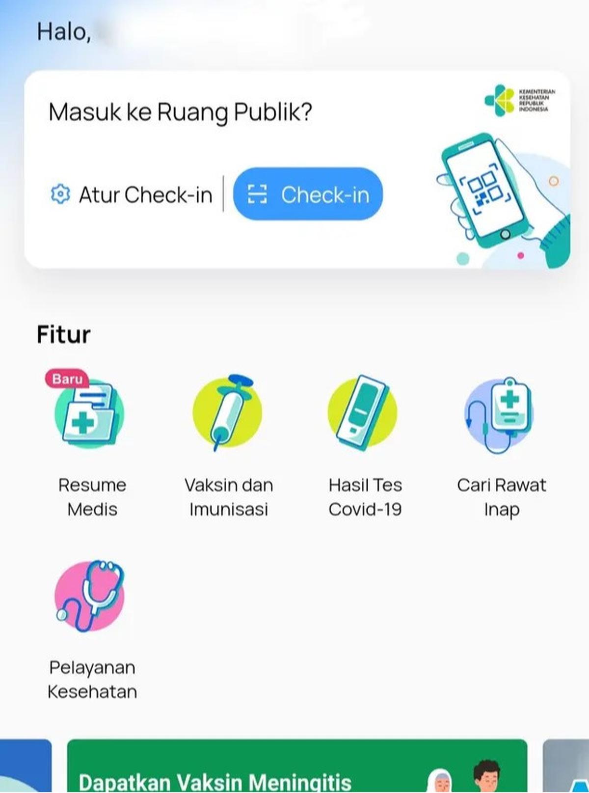 Aplikasi Satu Sehat Mobile
