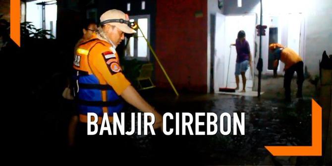 VIDEO: Tanggul Jebol, Ratusan Rumah di Cirebon Terendam