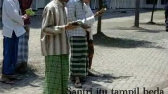 meme anak santri (foto: @alasantri)