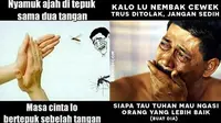 Meme cinta bertepuk sebelah tangan (Sumber: me.me)