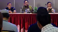 Penjabat (Pj) Wali Kota Tangerang, Nurdin menerima aspirasi pedagang Pasar Anyar di Aula Kecamatan Kota Tangerang. (Ist).