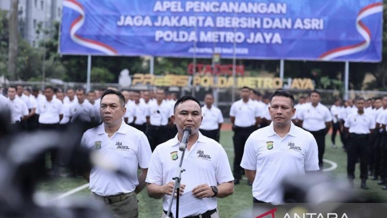Polda Metro Jaya Canangkan Gerakan 'Jaga Jakarta Bersih dan Asri', Libatkan Ribuan Personel