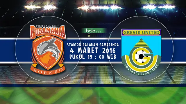 Pusamania Borneo FC vs Persela Lamongan (Bola.com/Samsul Hadi)