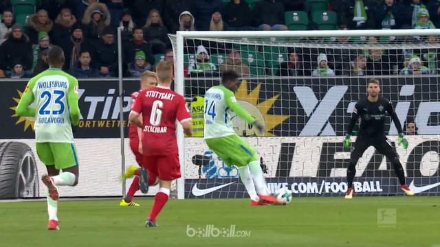 Mario Gomez kembali ke markas Wolfsburg di Volkswagen Arena sejak kembali ke klub lamanya Stuttgart dan dia menjadi penentu pertan...