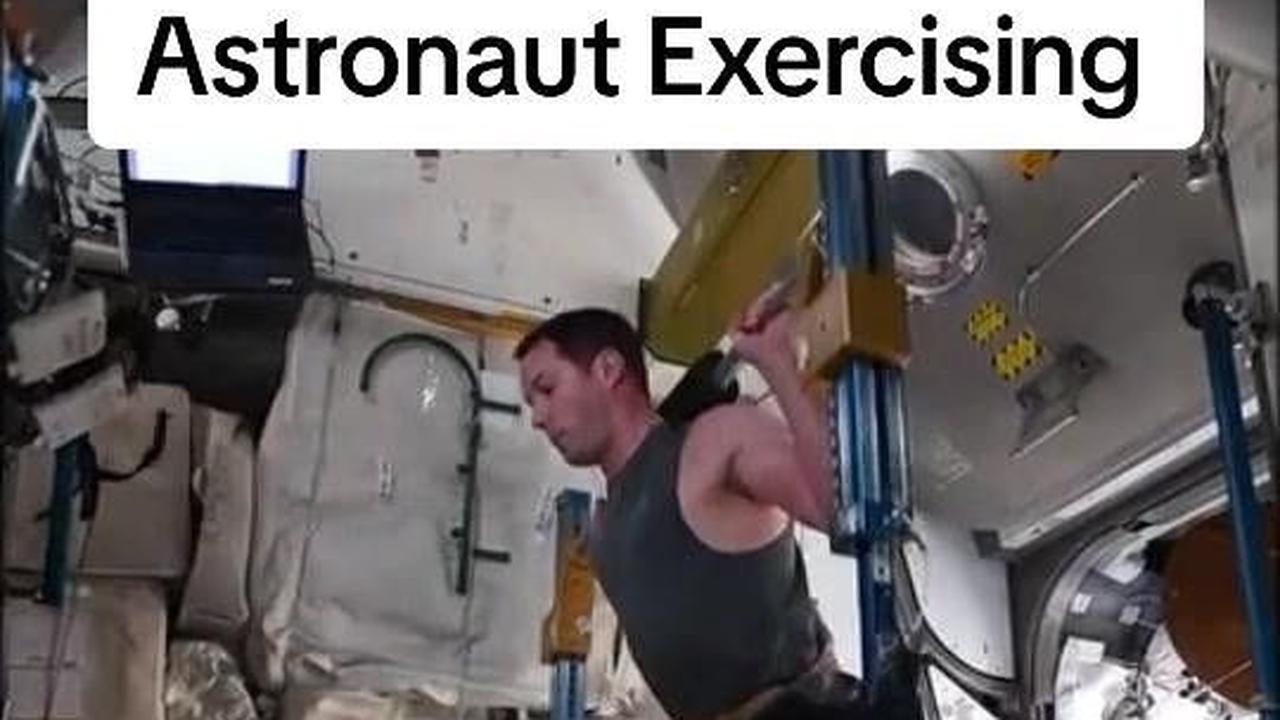 Video: Begini Cara Astronot "NgeGym” Tipis-tipis di Luar Angkasa