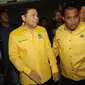 Ketua Umum DPP Golkar Setya Novanto saat tiba di Gedung DPP Golkar, Jakarta, Rabu (11/10). Rapat pleno ini dipimpin langsung oleh Setya Novanto setelah dirinya kembali sehat setelah menjalani perawatan di rumah sakit. (Liputan6.com/Johan Tallo)