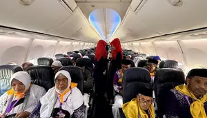 Lion Air Operasikan 6 Penerbangan Sewa, Angkut 1.134 Calon Jemaah Haji dari Ternate ke Embarkasi Makassar. foto: dok. Lion Air