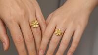 7 Model Cincin Kembar Ibu dan Anak Perempuan, Simbol Cinta Sepanjang Masa (sumber:AI)