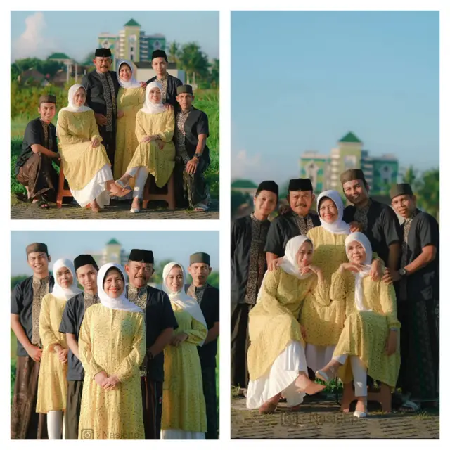 Ide pose keluarga bertujuh