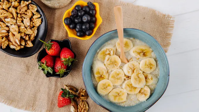 resep oatmeal pisang