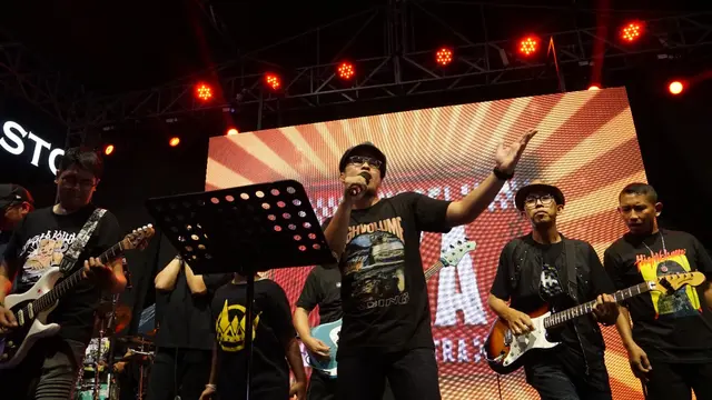 Wakil Wali Kota Tangsel Pilar Saga di konser musik HanyadiTangsel Vol.2 di Mall Teraskota BSD, Tangerang Selatan pada 5 Juni 2022. (IST)