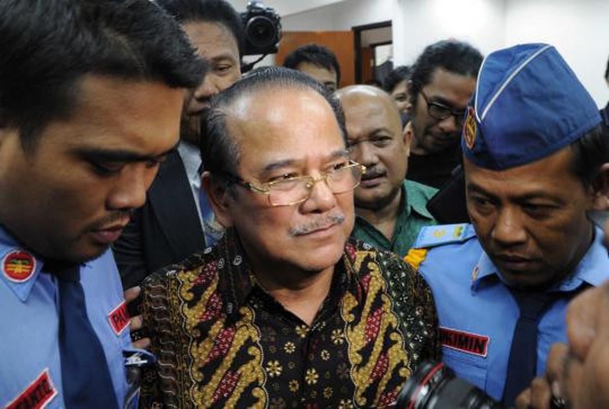 Tersangka korupsi Alquran Zulkarnaen Djabar berbicara