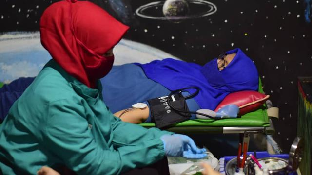 Ilustrasi donor darah