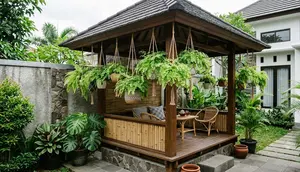 13 Tanaman yang Cocok Digantung di Gazebo, Hadirkan Suasana Teduh Alami