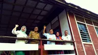 JK saat bertandang di rumah orangtuanya di Kabupaten Bone, Sulawesi Selatan. (Sekretariat Wapres)