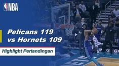 Anthony Davis memimpin New Orleans dengan 36 poin dan 19 rebound dalam kemenangan jalan atas Charlotte.