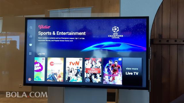 Layanan Vidio Premier bisa dinikmati para pelanggan XL Home