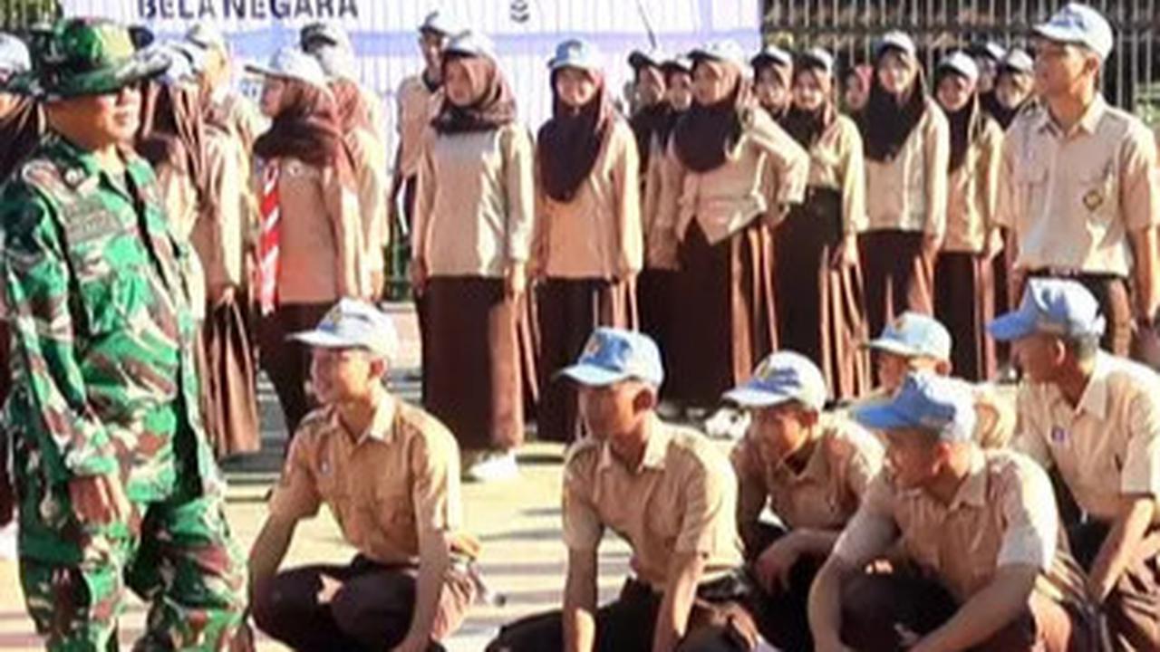 Didik Kedispilinan, 21 Anggota TNI Terjun Langsung ke SMA di Sukabumi